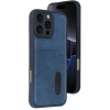 Durukar®  iPhone 16 Pro Max Kılıf Sara Kartvizitli Deri Kılıf - Lacivert
