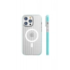 Durukar®  iPhone 16 Pro Max Line Magsafe Kapak - Mavi