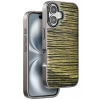 Durukar®  iPhone 16 Wave Kapak - Koyu Kahve