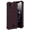 Durukar®   iPhone 16E Kelvin Kartvizitli Silikon - Derin Mor