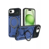 Durukar®  iPhone 16E Kılıf Joy Lens Standlı Kapak - Lacivert