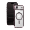 Durukar®   iPhone 17 Air Joke Simli Magneticsafe Kılıf - Pembe