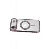 Durukar®   iPhone 17 Air Joke Simli Magneticsafe Kılıf - Pembe