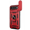 Durukar®   iPhone 17 Air Pars Lens Yüzüklü Silikon - Kırmızı