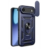Durukar®   iPhone 17 Air Pars Lens Yüzüklü Silikon - Lacivert