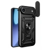 Durukar®   iPhone 17 Air Pars Lens Yüzüklü Silikon - Siyah