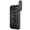 Durukar®   iPhone 17 Air Pars Lens Yüzüklü Silikon - Siyah