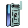 Durukar®   iPhone 17 Air Pars Lens Yüzüklü Silikon - Yeşil