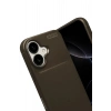 Durukar®   iPhone 17 Auto Focus Karbon Kapak - Kahverengi