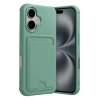 Durukar®   iPhone 17 Kelvin Kartvizitli Silikon - Açık Yeşil
