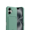 Durukar®   iPhone 17 Kelvin Kartvizitli Silikon - Açık Yeşil