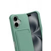 Durukar®   iPhone 17 Kelvin Kartvizitli Silikon - Açık Yeşil