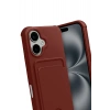 Durukar®   iPhone 17 Kelvin Kartvizitli Silikon - Bordo