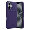 Durukar®   iPhone 17 Kelvin Kartvizitli Silikon - Derin Mor