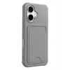 Durukar®   iPhone 17 Kelvin Kartvizitli Silikon - Gri