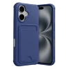 Durukar®   iPhone 17 Kelvin Kartvizitli Silikon - Lacivert