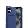 Durukar®   iPhone 17 Kelvin Kartvizitli Silikon - Lacivert