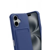 Durukar®   iPhone 17 Kelvin Kartvizitli Silikon - Lacivert