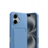 Durukar®   iPhone 17 Kelvin Kartvizitli Silikon - Mavi