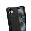 Durukar®   iPhone 17 Kelvin Kartvizitli Silikon - Siyah