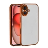 Durukar®   iPhone 17  Lensli Silikon - Turuncu