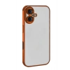 Durukar®   iPhone 17  Lensli Silikon - Turuncu