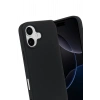 Durukar®   iPhone 17 Nano içi Kadife Silikon - Siyah