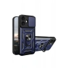 Durukar®   iPhone 17 Pars Lens Yüzüklü Silikon - Lacivert