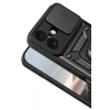 Durukar®   iPhone 17 Pars Lens Yüzüklü Silikon - Siyah