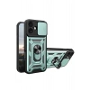 Durukar®   iPhone 17 Pars Lens Yüzüklü Silikon - Yeşil