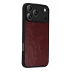 Durukar®   iPhone 17 Pro Aras Deri Kapak - Bordo