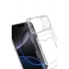Durukar®   iPhone 17 Pro Kart Şeffaf Silikon - Şeffaf