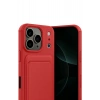 Durukar®   iPhone 17 Pro Kelvin Kartvizitli Silikon - Kırmızı
