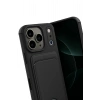Durukar®   iPhone 17 Pro Kelvin Kartvizitli Silikon - Siyah