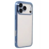 Durukar®   iPhone 17 Pro  Lensli Silikon - Açık Mavi