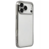 Durukar®   iPhone 17 Pro  Lensli Silikon - Gümüş