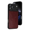 Durukar®   iPhone 17 Pro Max Aras Deri Kapak - Bordo