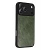 Durukar®   iPhone 17 Pro Max Aras Deri Kapak - Yeşil