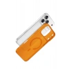 Durukar®   iPhone 17 Pro Max Combo Sert Şeffaf Magsafe Kapak - Turuncu