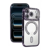 Durukar®   iPhone 17 Pro Max Joke Simli Magneticsafe Kılıf - Derin Mor