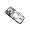 Durukar®   iPhone 17 Pro Max Joke Simli Magneticsafe Kılıf - Derin Mor