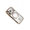 Durukar®   iPhone 17 Pro Max Joke Simli Magneticsafe Kılıf - Gold