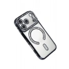 Durukar®   iPhone 17 Pro Max Joke Simli Magneticsafe Kılıf - Siyah