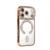 Durukar®   iPhone 17 Pro Max Joke Simli Magneticsafe Kılıf - Turuncu