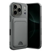 Durukar®   iPhone 17 Pro Max Kelvin Kartvizitli Silikon - Gri