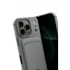 Durukar®   iPhone 17 Pro Max Kelvin Kartvizitli Silikon - Gri