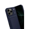 Durukar®   iPhone 17 Pro Max Kelvin Kartvizitli Silikon - Lacivert