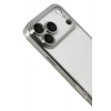 Durukar®   iPhone 17 Pro Max  Lensli Silikon - Gümüş