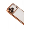 Durukar®   iPhone 17 Pro Max  Lensli Silikon - Turuncu