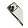 Durukar®   iPhone 17 Pro Max  Lensli Silikon - Yeşil